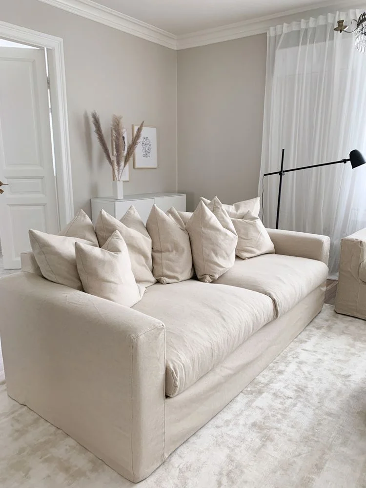 Aria Skirt Sofa with Feathers — view 2