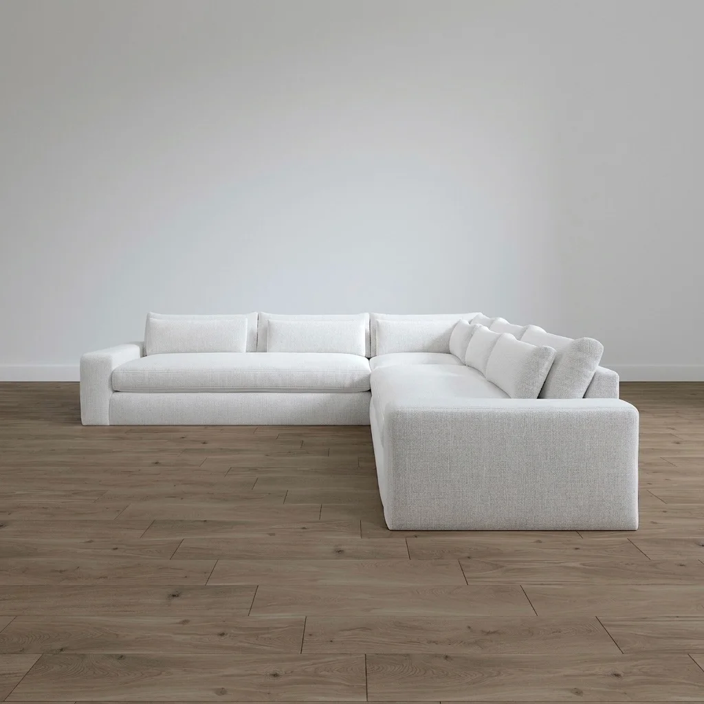 Aria Bench Seat Sectional Sofa — view 2