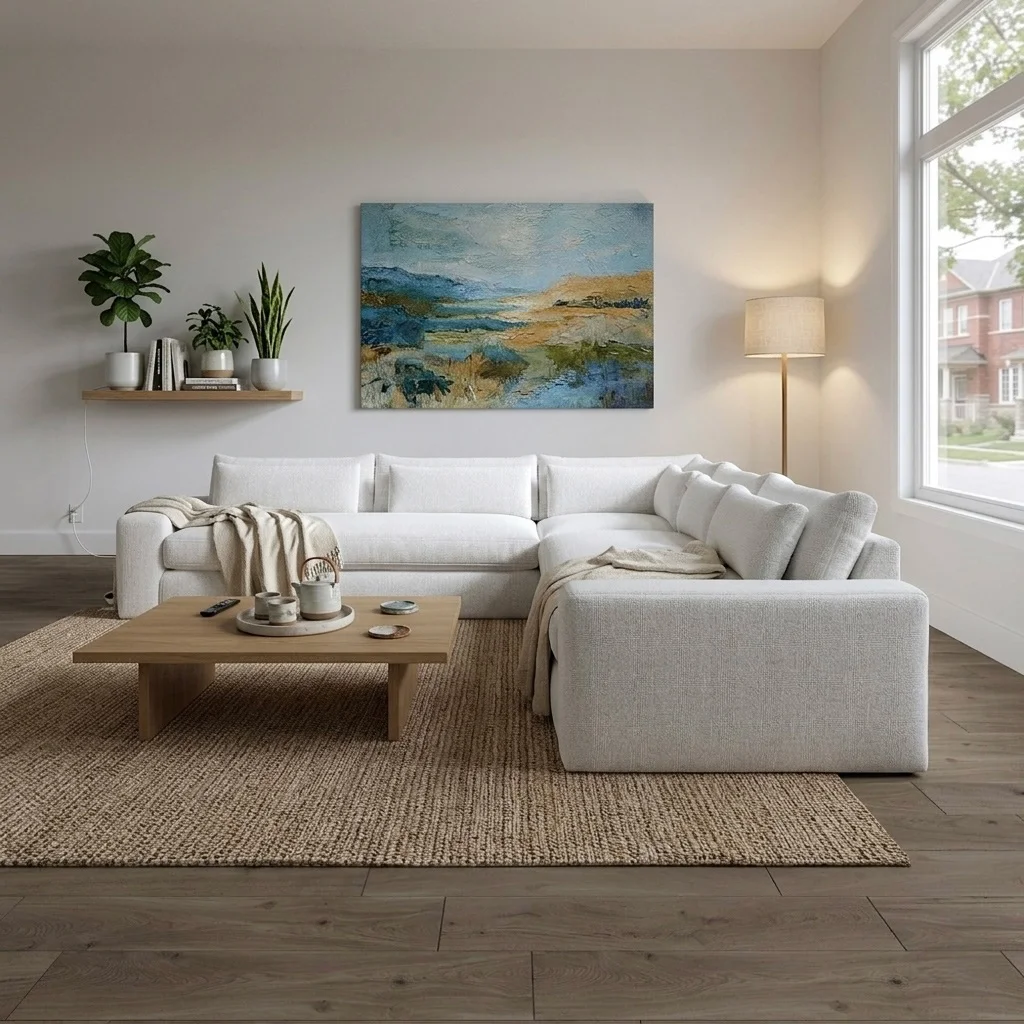 Aria Bench Seat Sectional Sofa — view 4
