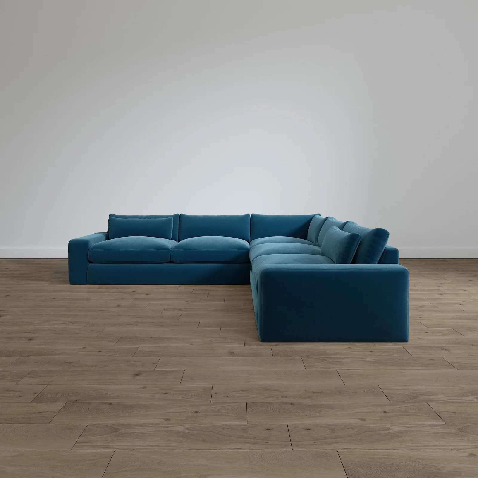 Amiri Sectional forest green — view 5