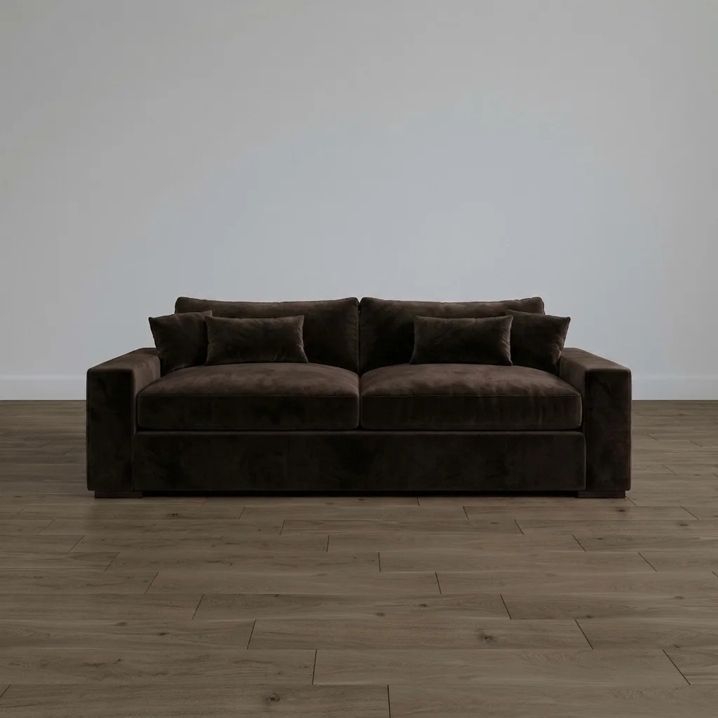 Amiri dark walnut velvet